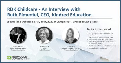 Join us on Wednesday 15th July at 2.30pm for a live interview with Ruth Pimentel, CEO of Kindred Education