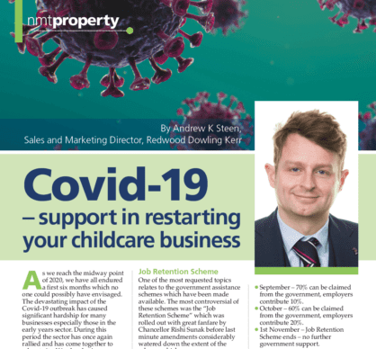 NMT Article Published on Covid19 – Support in Restarting your Childcare Business