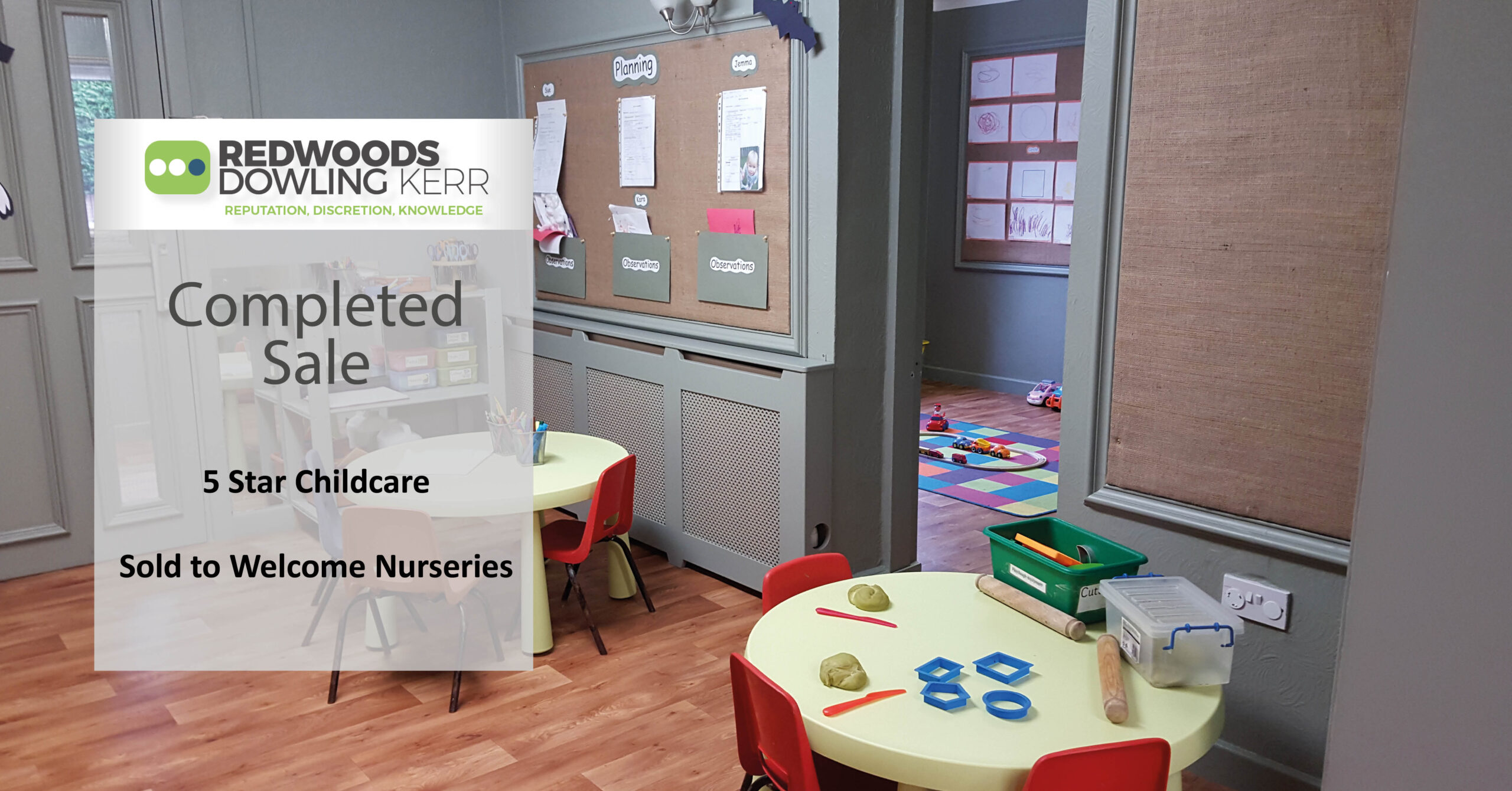 5 Star Childcare sold by Redwoods Dowling Kerr