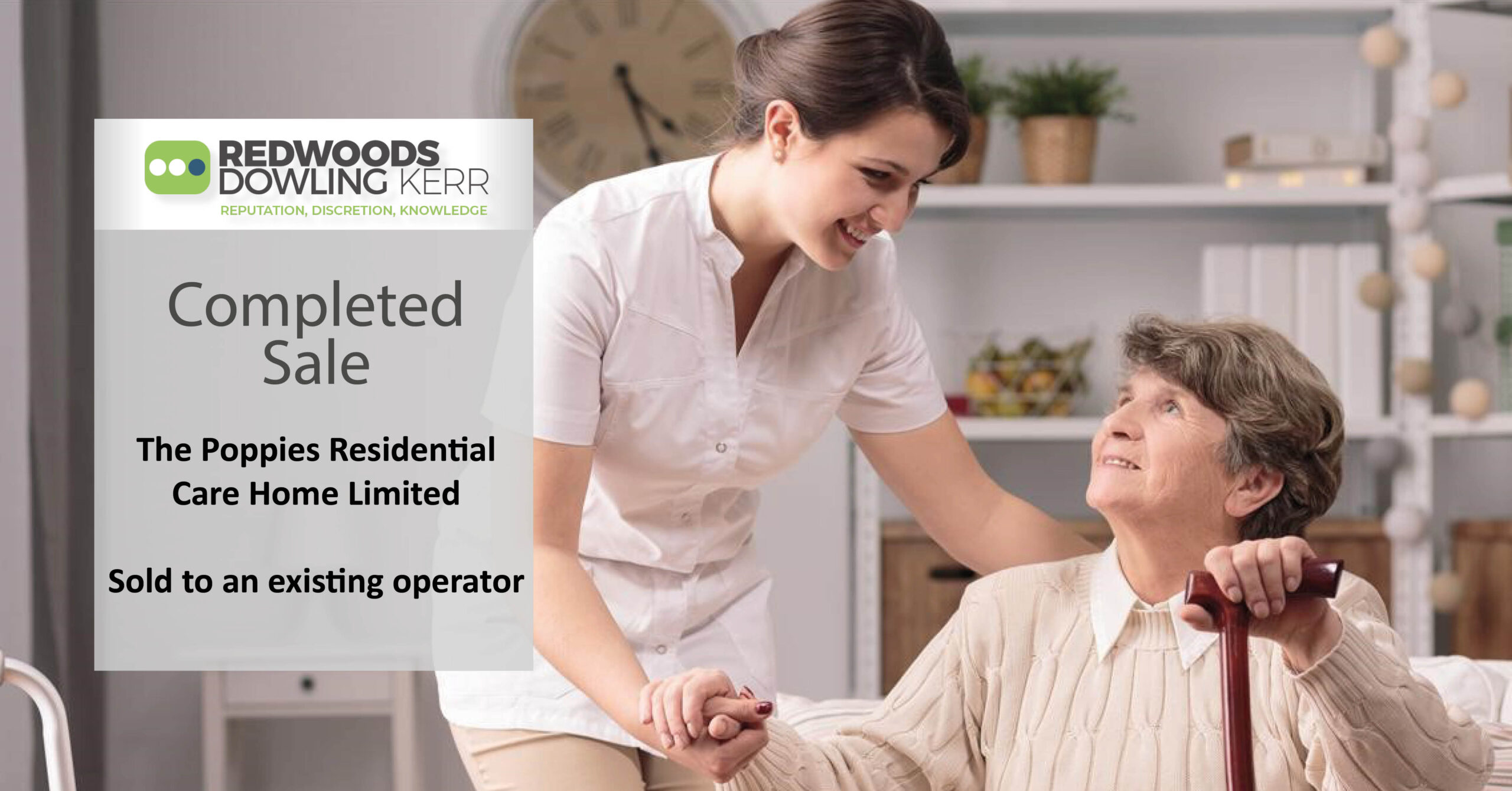 The Poppies Residential Care Home sold by Redwoods Dowling Kerr
