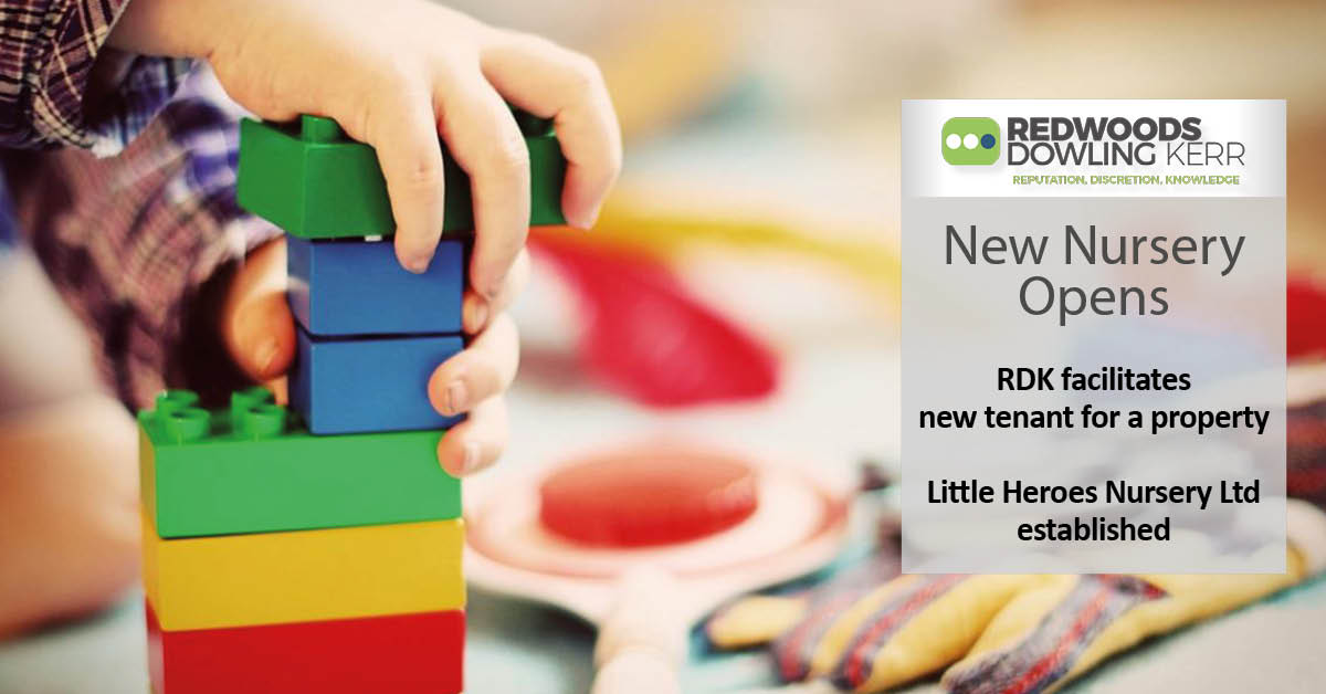 New tenant found for building and Little Heroes Nursery established