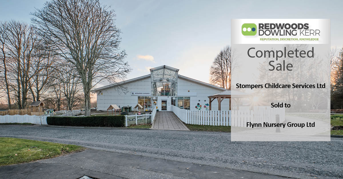 Stompers Childcare Services Limited sold to Flynn Nursery Group Ltd