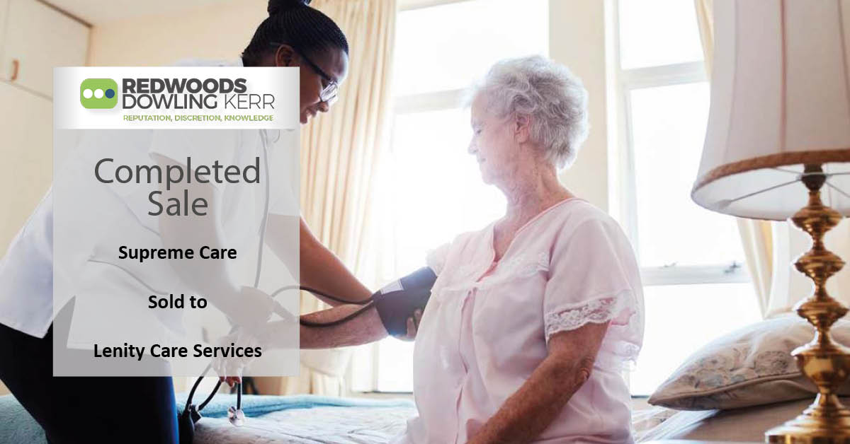 Supreme Care in Worcestershire sells to a corporate buyer