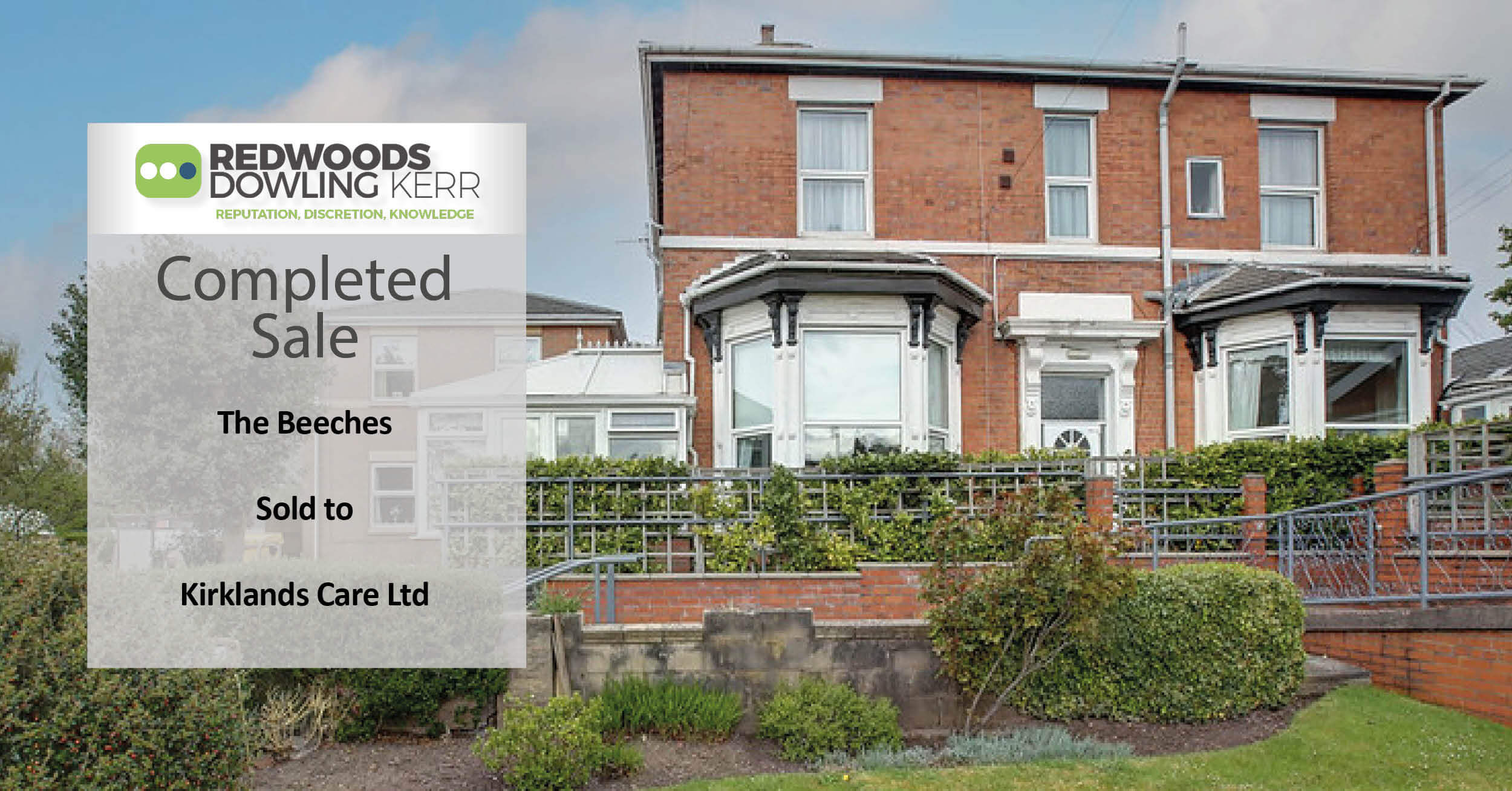 The Beeches sold to Kirklands Care Ltd Redwoods Dowling Kerr