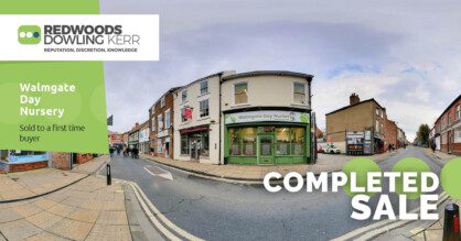 Walmgate Day Nursery sold to first time buyer