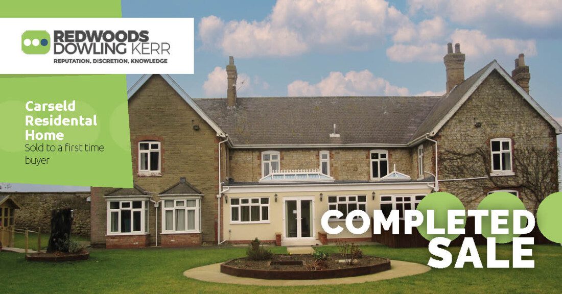 Carseld Residential Home sold to First Time Buyer Redwoods Dowling Kerr