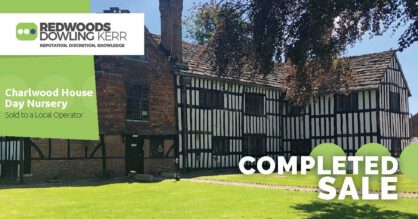 Charlwood House Day Nursery sold to a Local Operator