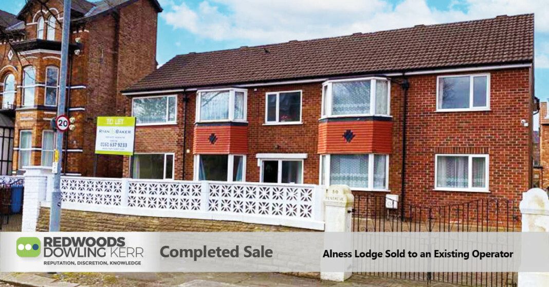 Alness Road Residential Care Home leased to Existing Operator