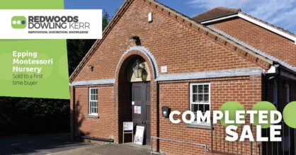 Epping Montessori Nursery sold to First Time Buyer