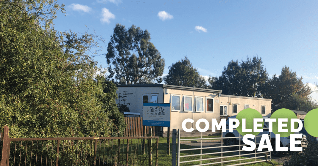 Hillside Playcare Centre sold to First Day Nursery Ltd